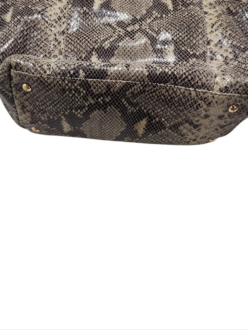 Michael Kors Tote Bag Snakeprint Leather